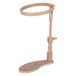 MILWARDS Handsfree verstelbaar zitframe, schootstandaard, gedraaide kruissteekhouder, beukenhout, met 20 cm/8" hoepel
