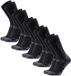 DANISH ENDURANCE Wandelsokken - Ademend Merino Wol met Blarenbescherming - Unisex - 5 Paar - Maat 39-42