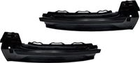 AutoStyle Set LED Zijspiegel-Knipperlichten - passend voor Audi A3 (8V) 2012-2018 - Smoke - incl. Dynamic Running Light
