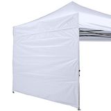 ABCCANOPY Zonnescherm in meer dan 15 kleuren, voor partytenten van 304 x 304 cm met rechte poten, zijwand (1 paneel) met spanbanden