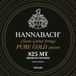 Hannabach Klassieke gitaarsnaren 825 Medium Tension Speciaal verguld - Set