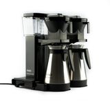 Moccamaster KBGT20 - Noir/Métallique - Cafetière