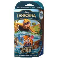 Ravensburger Disney Lorcana TCG: Voorgebouwd deck voor 1 speler La Mer Azurite – Smaragd & Saffier, vanaf 8 jaar
