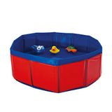 Nobby Katten speelzwembad met speelgoed rood/blauw; Ø 30 x 11 cm