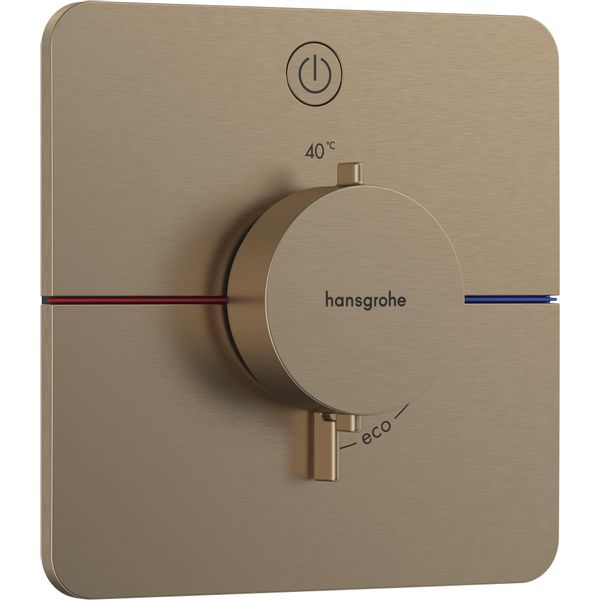 Hansgrohe Showerselect thermostaat inbouw v. 1 functie brushed bronze 15581140