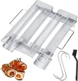 Merkloos Barbecue gereedschapset - Outdoor Barbecue Rookbak, RVS Rooknetmand (Type M)
