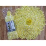 MSV Microfiber Mop, 150g, White/Yellow, Multicolor