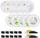 BeiJingLiangPinJiaZuoKeJiWenHuaFaZhanYouXianGongSi Filtres pour chat - Système de filtration quadruple 3.0 - Pour fontaine à boire - 10 filtres de remplacement et 10 éponges de pompe