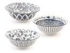 H&H Set 3 Bowl Poke Seta In Porcellana Cm 21
