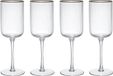 Mikasa Verres à vin rouge Sorrento Cristal Verre Set de 4 490ml