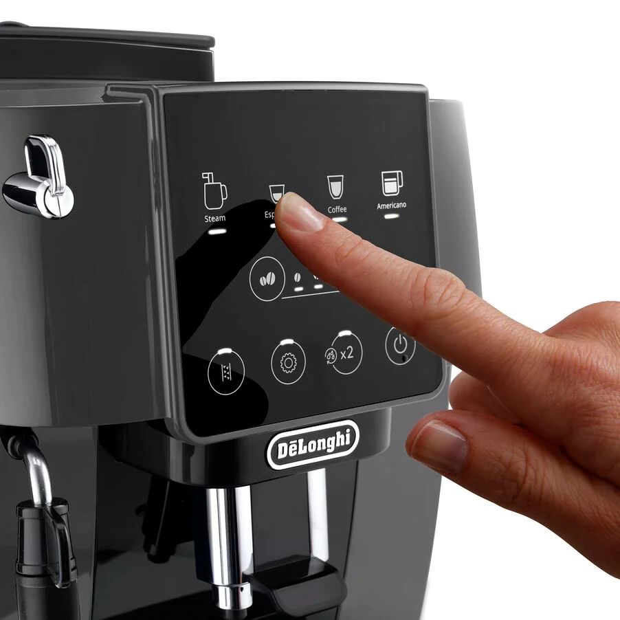 De'Longhi Magnifica S ECAM220.22.GB Volautomatische Espressomachine - Zwart/Grijs