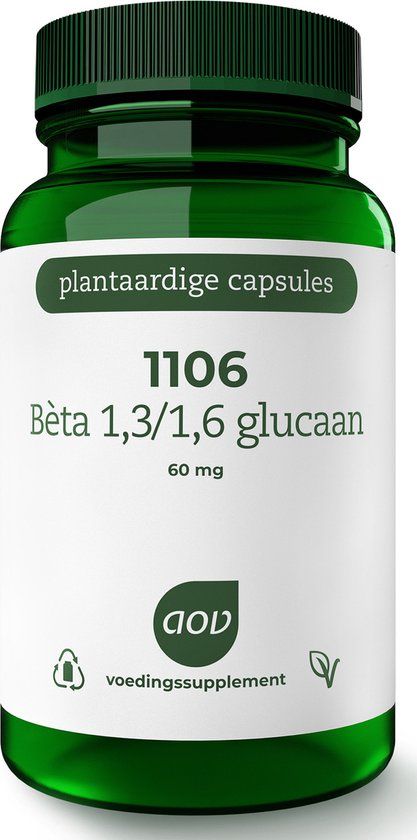 AOV 1106 Bèta 1,3/1,6 Glucaan - 60 vegacaps - Vegan