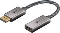 Goobay DisplayPort/HDMI adapterkabel, 8K/60 Hz, displayPort-connector > HDMI-bus (type A)