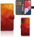 B2Ctelecom Book Case voor Samsung Galaxy A13 (4G) Polygon Red