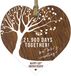 Stuff4 60e trouwdag houten hart plaque, donker houten bord aandenken, vieren diamant verjaardag vrouw man jongen freind vriendin mama of papa, plaquette met citaten geschenken van de kinderen