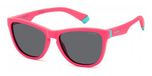 Polaroid Kinderen PLD 8056/S Matte pink 49/14/130 JUNIOR Zonnebrillen