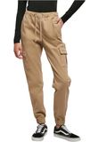 Urban Classics Dames joggingbroek met hoge tailleband, kleur: taupe, XXL