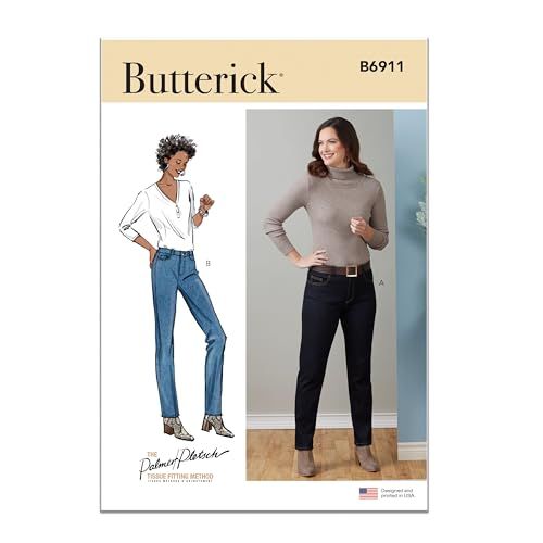 Butterick B6911P5 Misses' Jeans - Palmer/Pletsch - Size 12-20