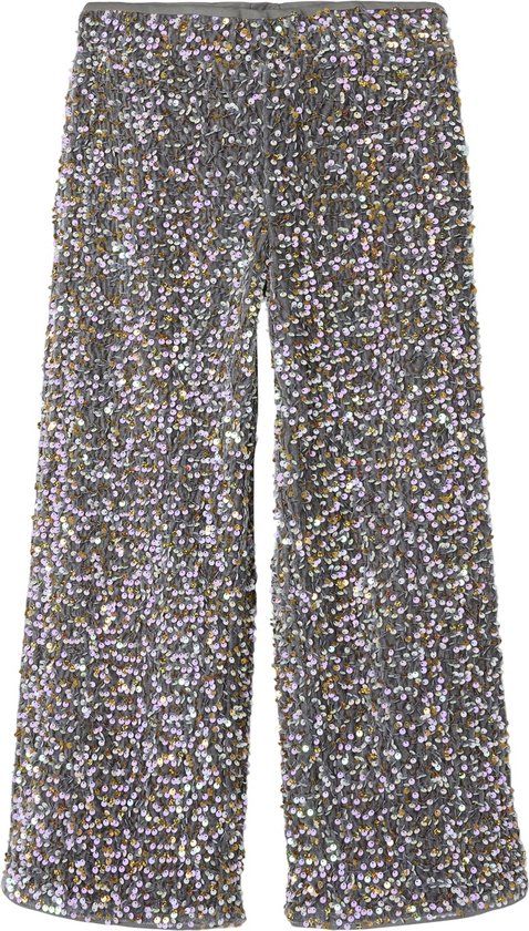 Name It Kids Broek RUNICA - Granite Grey - Maat 134 - Meisjes