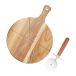 Dorre Pizza set Sade Cutting board and pizza cutter Ø32 cm Acacia