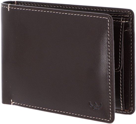 Golden Head Leren portemonnee Bari RFID Protect Scheintasche 1138 Schokoladenbraun donkerbruin