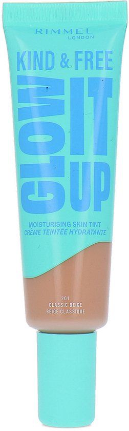 Rimmel Kind & Free Glow It Up Moisturising Skin Tint - 201 Classic Beige