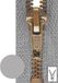 Opti Prym Ritssluiting Metaal 6mm Antiek Midden Grijs 18 cm