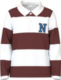 Name it Polo Regular Fit Lange Mouw Gestreepte Katoen Andorra 134/140