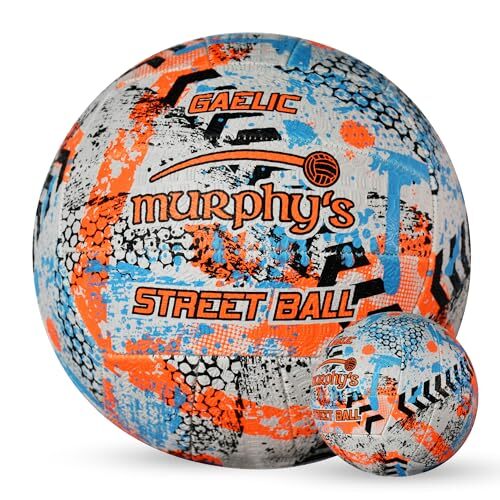 Murphy's Murphy's Gaelic Street Trainer Voetballen, duurzaam gevulkaniseerd rubber, langdurige grip voor harde oppervlakken, leeftijden en vaardigheidsniveaus