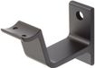 Hermeta Leuninghouder Stokschroef Rond M8 Mat Zwart- 3553-18