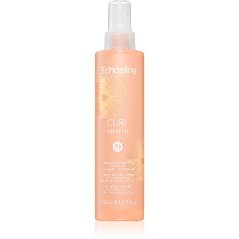 Echosline Echos Curl Restructuring Spray Activating for Curly and Wavy Hair 200ml