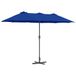 VidaXL Tuinparasol Blauw 197 x 239 cm
