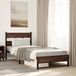 Maison Exclusive - Lit en métal imitation chêne 100x200 cm sans matelas