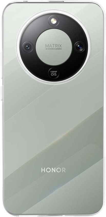 Bigben Connected Hoesje geschikt voor Honor Magic 8 Lite - Flexibel TPU met Anti-Vergeling, Transparant