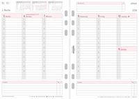 CHRONOPLAN Weekplanner 2026, 1 week/2 pagina's, A5, lijnen