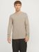 JACK&JONES - JPRBLULAMBSWOOL KNIT CREW NECK - Heren - Gebreide truien - Oatmeal - XL