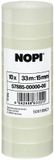 NOPI plakband shrink tower transparant 12 mm x 10 m