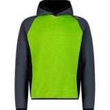CMP Herensweatshirt met vaste capuchon van fleece, stretch performance jack voor heren