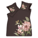 Vandyck Paradise Bloom 2-persoons dekbedovertrek (200x200/220) dark chocolate