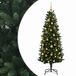 vidaXL Sapin de Noël artificiel avec 150 LED blanc chaud 120 cm