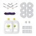 Narwal Freo Kit d'accessoires pour aspirateur robot - Multicolore, 3 brosses, 2 filtres, 6 tampons, compatible avec Narwal Freo