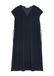 COMMA Losse viscose crêpe jurk met stropdas details