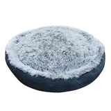 Nobby 61953 Classic Seda comfortabel bed rond grijs Ø 50 x H 12 cm