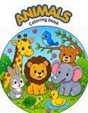 Animals coloring book