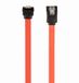 Gembird CC-SATAM-DATA90-0.1M SATA-kabel 0,1 m Rood