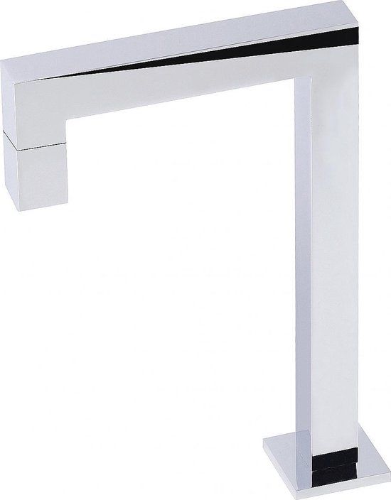 Wiesbaden Kappa Toiletkraan Staand Hoekig Vierkant - Chroom