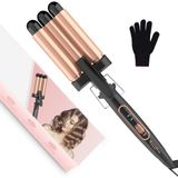 BESTOPE MIX Krultang met 3 vaten voor haar, 22 mm, keramiek, voor kort en lang haar
