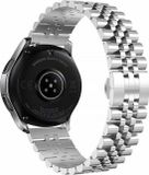 By Qubix - Stalen Smartwatch Bandje - Zilver - 20mm - Geschikt voor Garmin Vivomove 3/HR/Luxe/Sport/Style/Trend