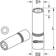 KS Tools KS Tools 1/4" CLASSIC inbus, lang, 10mm Aantal:1