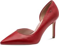 Tamaris Dames Pumps 1-22429-46 Rood Leer Naaldhak Puntige neus 37 EU